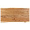 Dining Table 55.1"x27.6"x29.9" Solid Acacia Wood