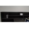 Black Modern Wooden Office Furniture Staff Office Desk with Cabinet