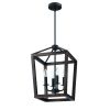 4 - Light Dimmable Geometric Chandelier