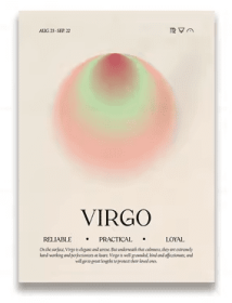 Retro 12 Zodiac Posters Canvas Wall Art Pictures Home Decor (Option: 30x40cm-No.10)