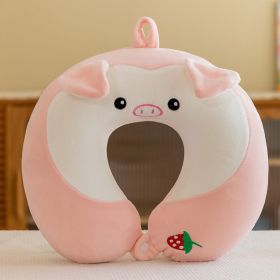 Plush Toy Cartoon Memory Cotton U-shaped Pillow (Option: 15style)