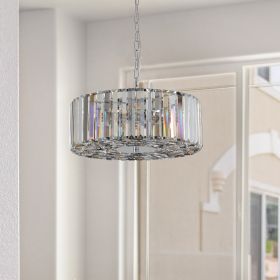 Modern Crystal Chandelier for Living-Room Round Cristal Lamp Luxury Home Decor Light Fixture (Color: as Pic)