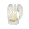 [only for pickup with a prepaid label]Nordic Style Resin Angel Electronic Candle Holder Living Room Church Decorations