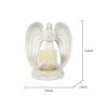 [only for pickup with a prepaid label]Nordic Style Resin Angel Electronic Candle Holder Living Room Church Decorations