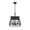 Farmhouse Chandelier 4-Light Vintage Antique Chandeliers Light Fixture For Kitchen Dining Room Living Room(No Bulbs)