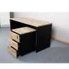 Modern office furniture latest wooden table designs office desk with movable drawers