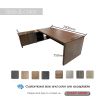 Office Furniture Chinese Office Furniture Custom-Made L Shaped Office Desk