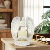 [only for pickup with a prepaid label]Nordic Style Resin Angel Electronic Candle Holder Living Room Church Decorations
